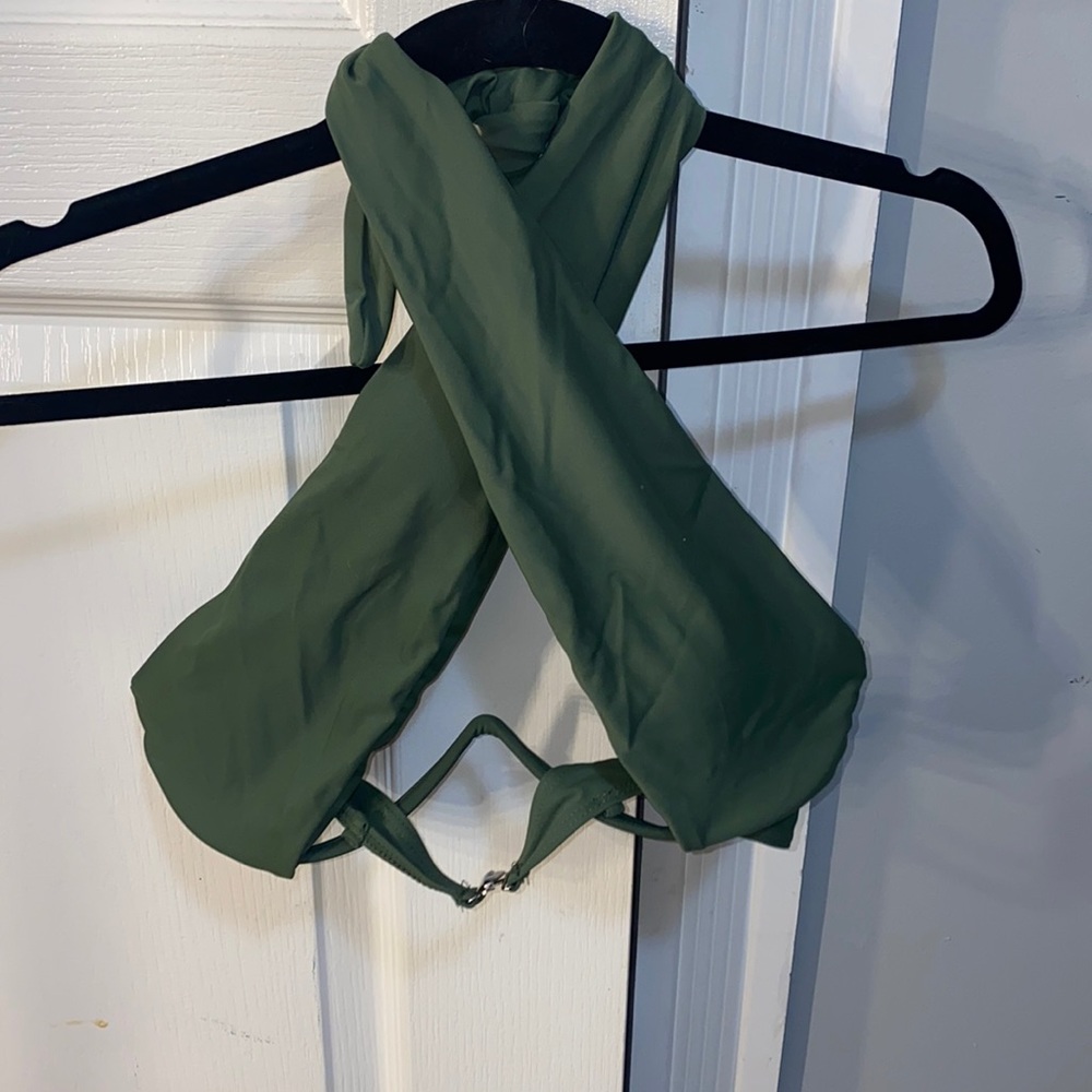 Shein swim suit. Army green color